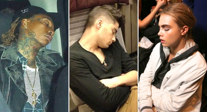 Celebs Caught Snoozing: 10 Times Stars Were Photographed Asleep in Public