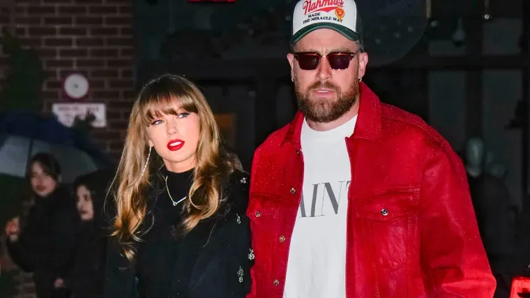 Taylor Swift and Travis Kelce