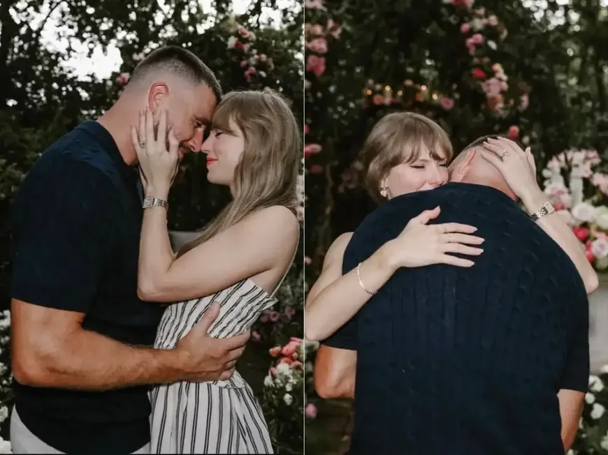 Taylor Swift and Travis Kelce