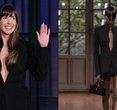 Alison Brie Stuns in Mugler on 'Late Night With Seth Meyers'