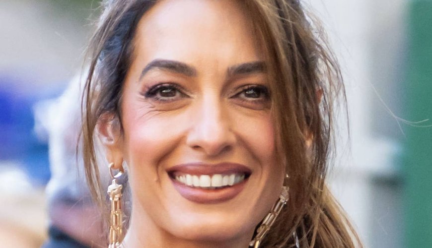 Amal Clooney Stuns in Magenta Balenciaga at NYC Gala