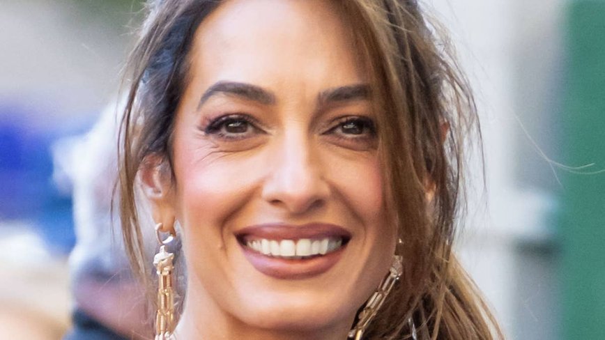 Amal Clooney Stuns in Magenta Balenciaga at NYC Gala