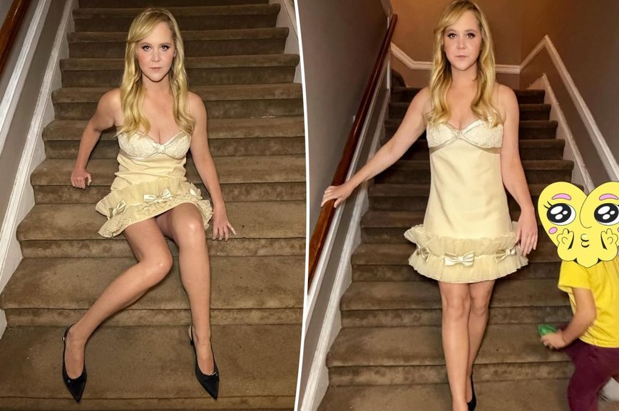 Amy Schumer Stuns in Yellow Minidress – Sparks Divorce Rumors