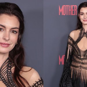 Anne Hathaway Stuns in Gothic Glamour for 'Mother Mary' Premiere