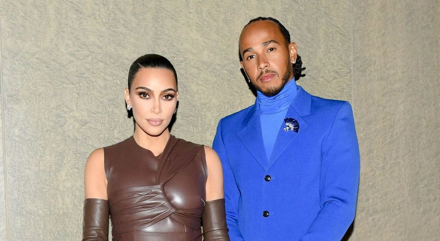Kim Kardashian and Lewis Hamilton