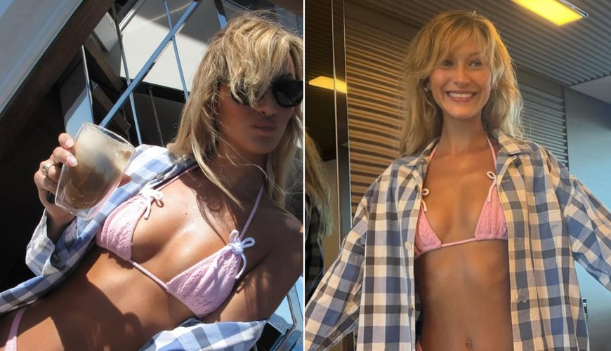 Bella Hadid Brings Back Gingham Glory in Saint-Tropez Getaway