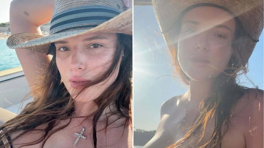 Bella Thorne Shines in Sun-Kissed Seaside Snaps