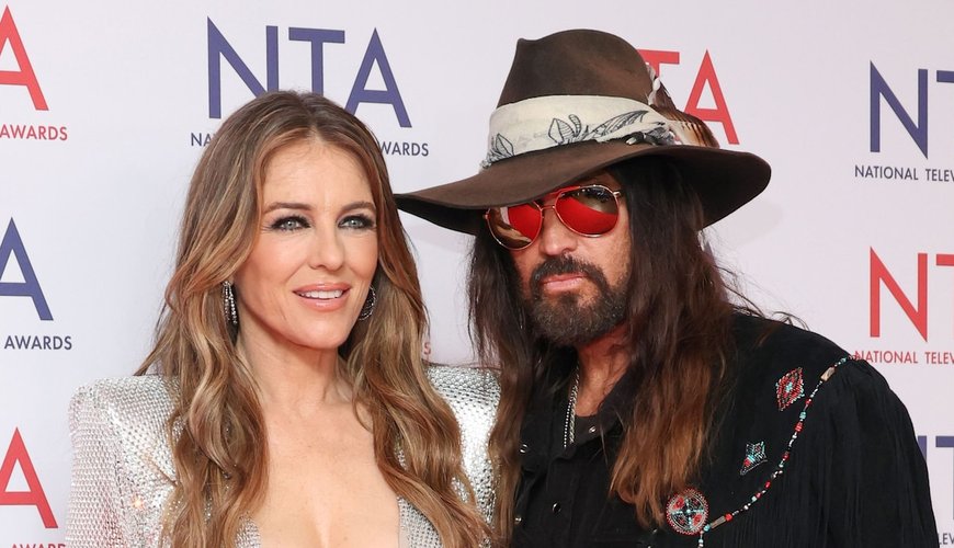 Billy Ray Cyrus and Elizabeth Hurley Dazzle on London Red Carpet with Family