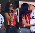 Brad Pitt and Ines de Ramon Heat Up FIFA World Cup with Passionate Kiss