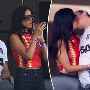 Brad Pitt and Ines de Ramon Heat Up FIFA World Cup with Passionate Kiss