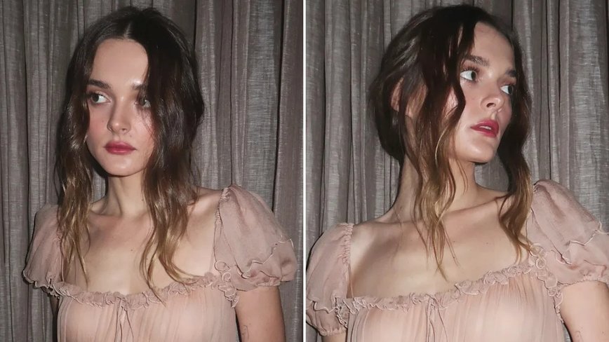 Charlotte Lawrence Stuns in Dazzling Sheer Ensemble at Hollywood Gala