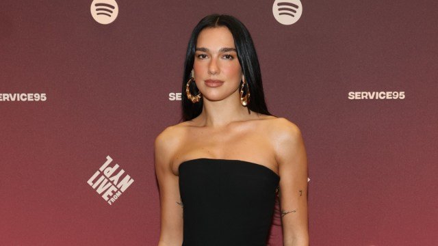 Dua Lipa Stuns NYC with Off-Shoulder Elegance