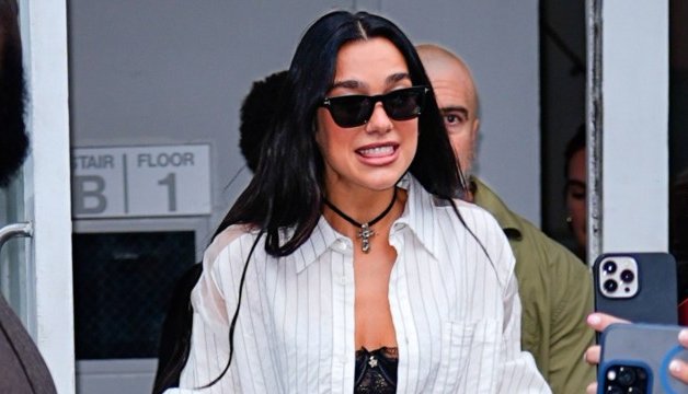 Dua Lipa's Daring Lace Bra Look Takes New York by Storm