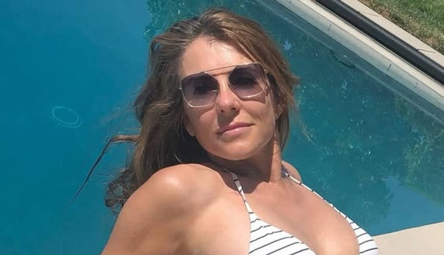 Elizabeth Hurley Stuns in Tropical Bikini Snap at 60