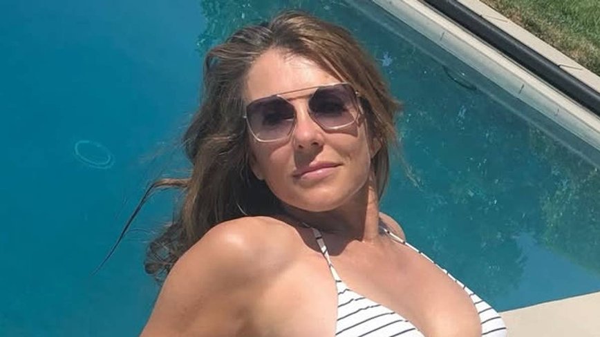Elizabeth Hurley Stuns in Tropical Bikini Snap at 60
