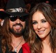 Elizabeth Hurley Turns Heads in a Sheer Minidress While Cozying Up with Billy Ray Cyrus