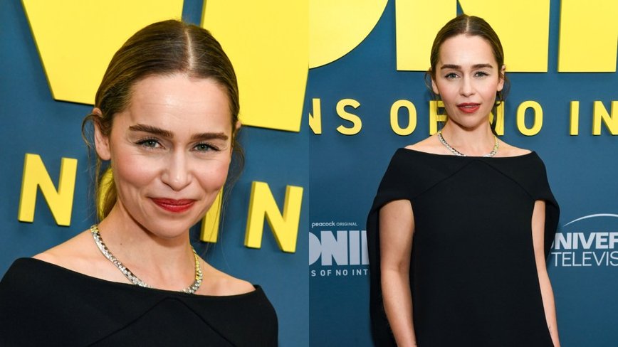 Emilia Clarke Stuns in The Row at 'Ponies' Premiere