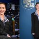 Emily Blunt Dazzles in Dolce & Gabbana Pinstripes on 'The Tonight Show'