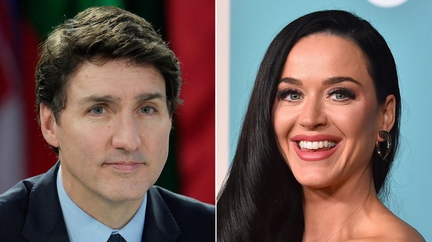 Justin Trudeau and Katy Perry