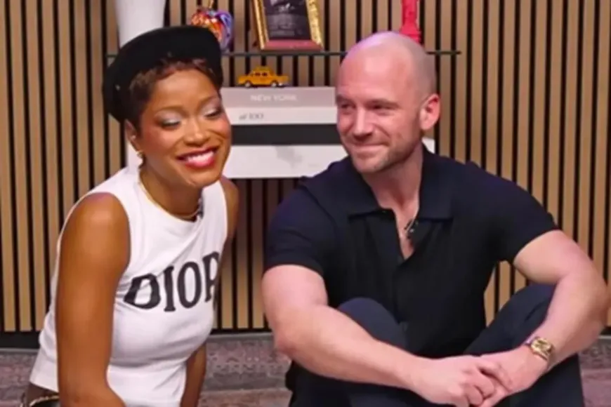 Keke Palmer and Sean Evans