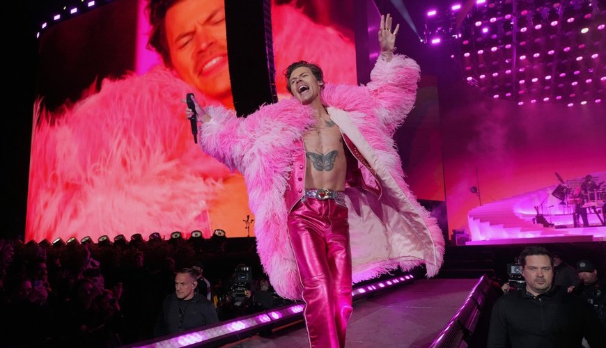 Harry Styles Stuns in Red Shorts for 'Dance No More' Music Video