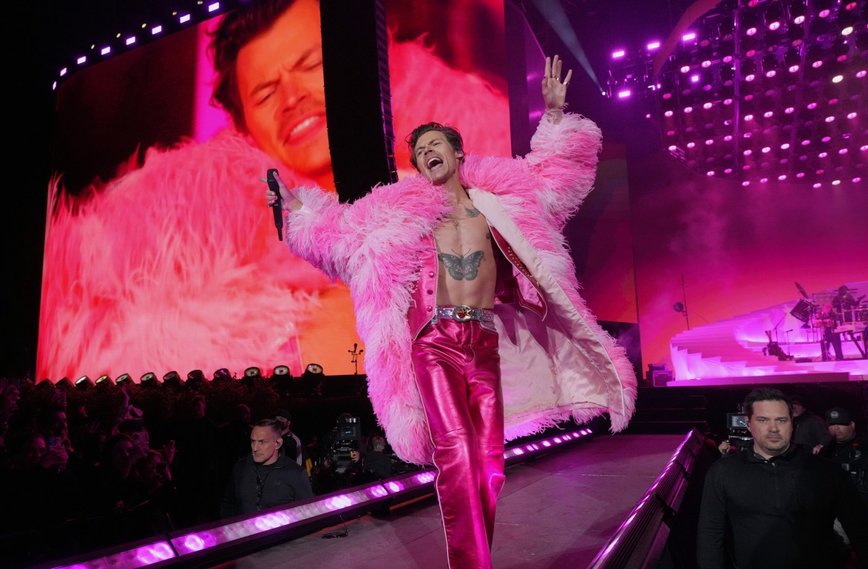 Harry Styles Stuns in Red Shorts for 'Dance No More' Music Video
