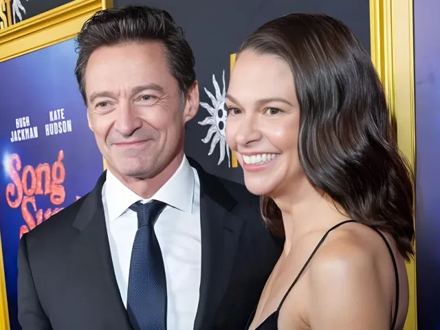 Hugh Jackman and Sutton Foster