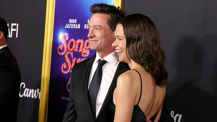 Hugh Jackman and Sutton Foster Light Up the Red Carpet as a Couple