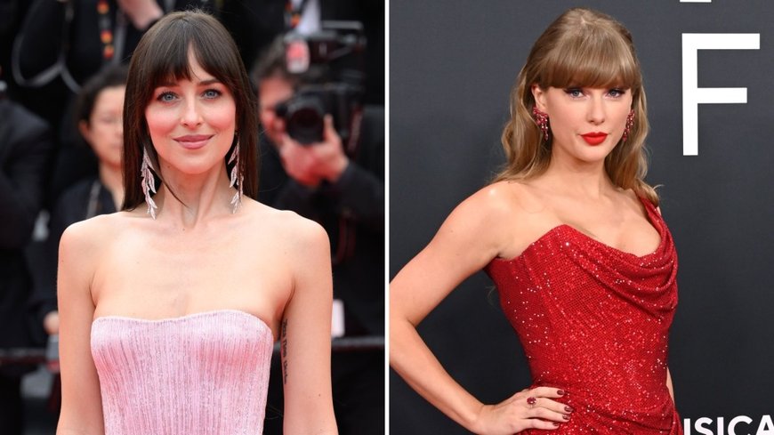 Taylor Swift and Dakota Johnson