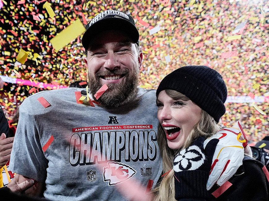Taylor Swift and Travis Kelce