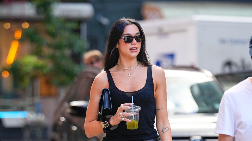 Dua Lipa Embraces Fall Fashion – With Pants!