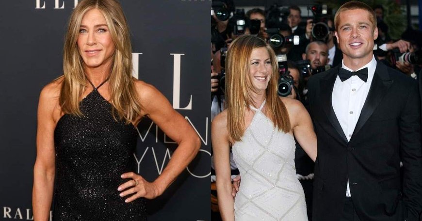 Jennifer Aniston and Brad Pitt