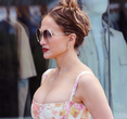 J.Lo Struts in Style: Platform Boots Meet Rare Hermès Basket Bag