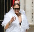 JLo Stuns in Drop Waist Dress at Swift and Kelce's Star-Studded Wedding