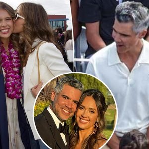 Jessica Alba and Cash Warren's Graduation Day Distance: A Moment of Awkwardness?