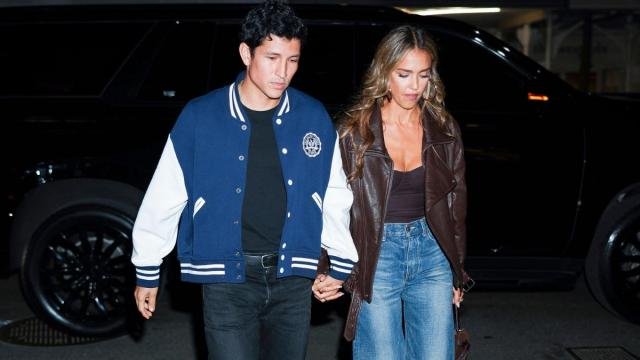 Jessica Alba's Daring Date Night: Risqué Top and Leather Jacket Steal the Show