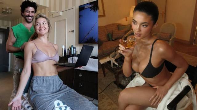 Kate Hudson and Kylie Jenner's Hilarious Instagram Showdown