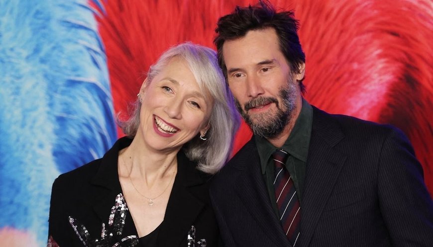 Keanu Reeves and Alexandra Grant