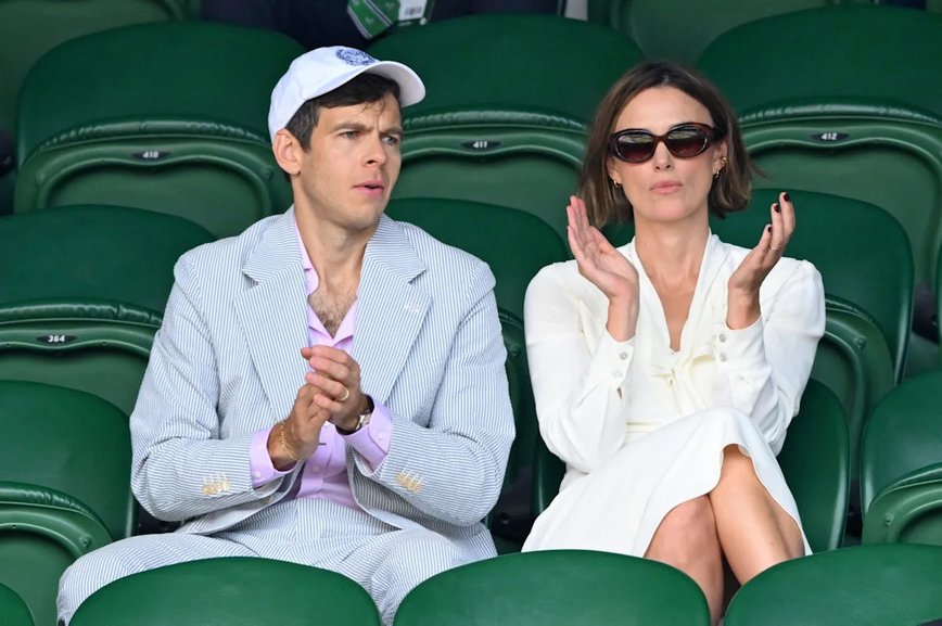 Keira Knightley and James Righton: A Rare Glamorous Wimbledon Outing
