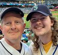 Ken Jennings and Son Dylan's Rare Baseball Bonding Moment