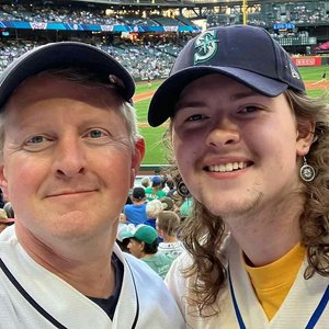 Ken Jennings and Son Dylan's Rare Baseball Bonding Moment