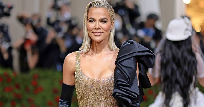 Khloe Kardashian Dazzles in a Show-Stopping Gown at Kris Jenner's Birthday Bash