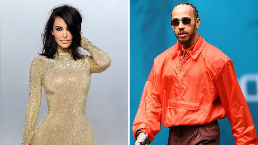 Kim Kardashian and Lewis Hamilton