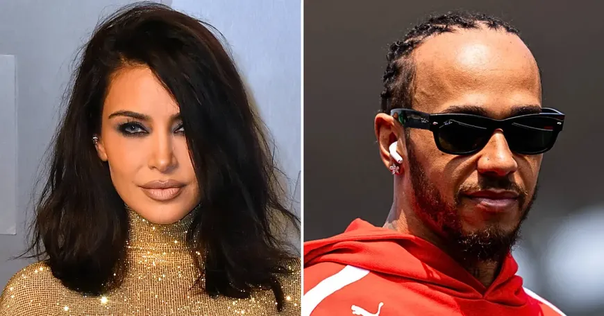 Kim Kardashian and Lewis Hamilton