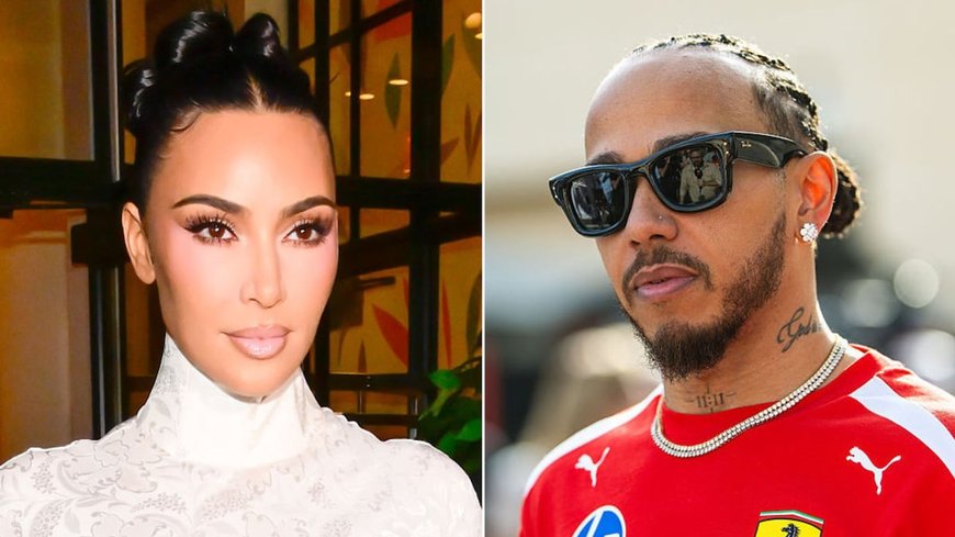 Kim Kardashian and Lewis Hamilton