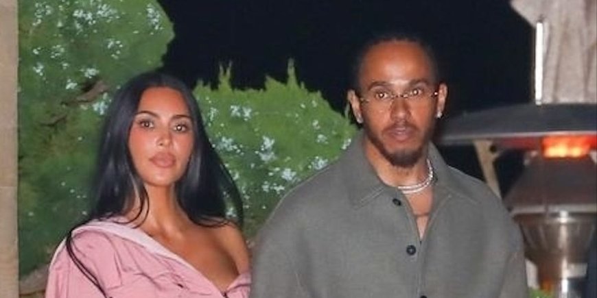 Kim Kardashian and Lewis Hamilton