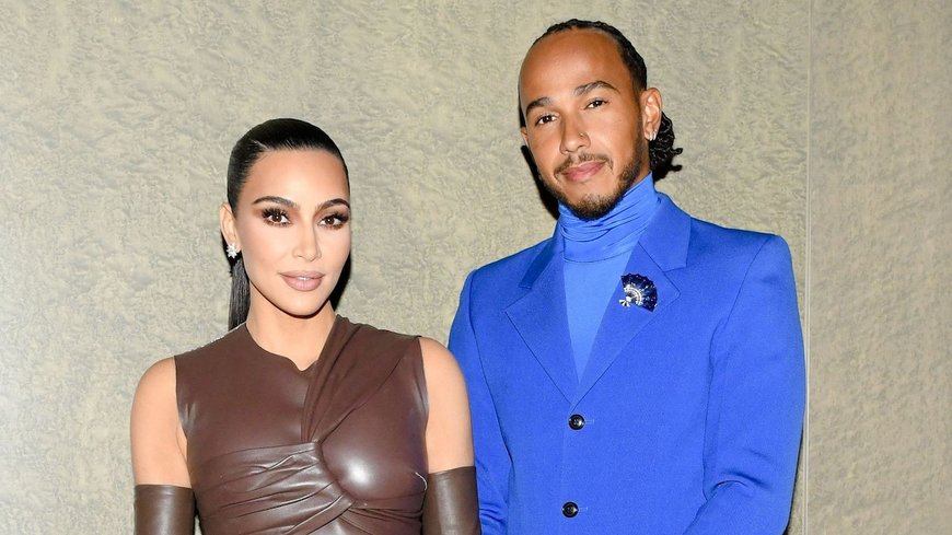 Kim Kardashian and Lewis Hamilton