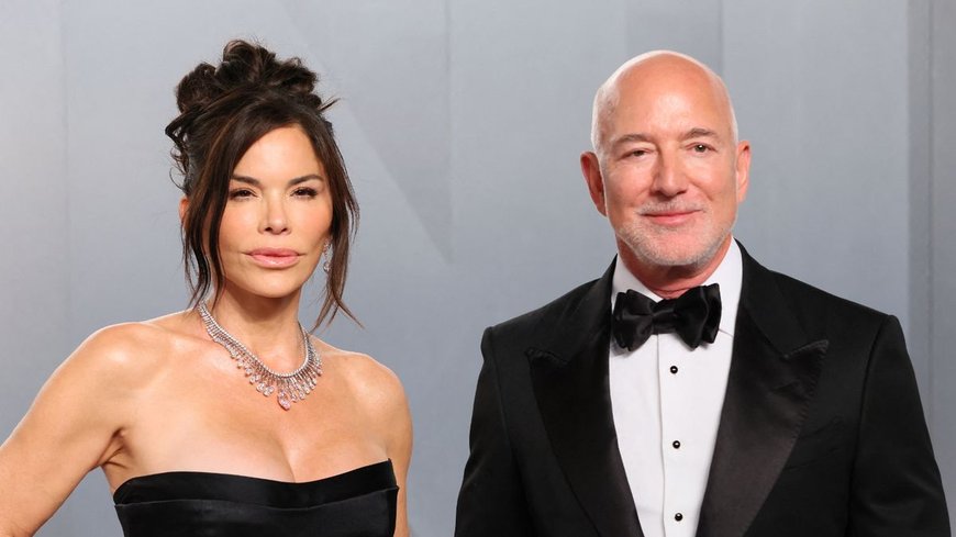 Lauren Sanchez and Jeff Bezos