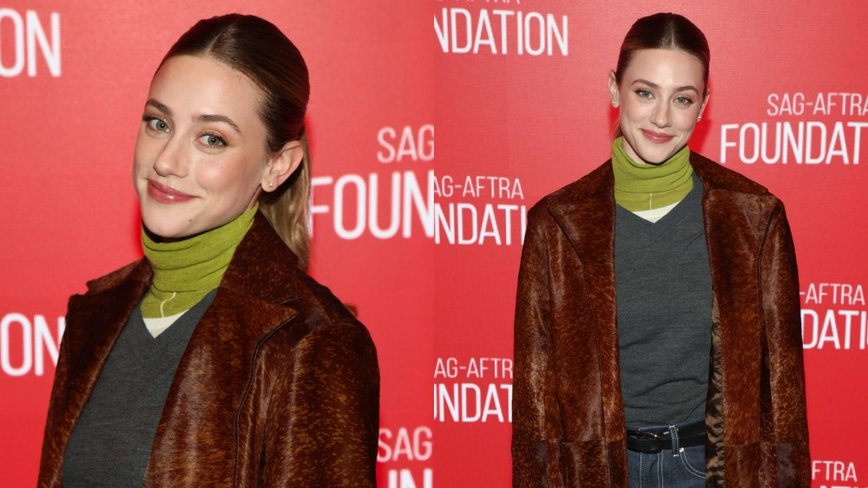 Lili Reinhart Stuns in Tory Burch Layers at SAG-AFTRA Glam Night