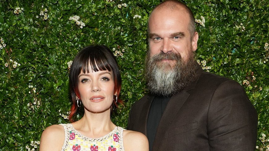 Lily Allen and David Harbour